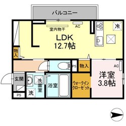 ブランネージュ中川　ABCの物件間取画像